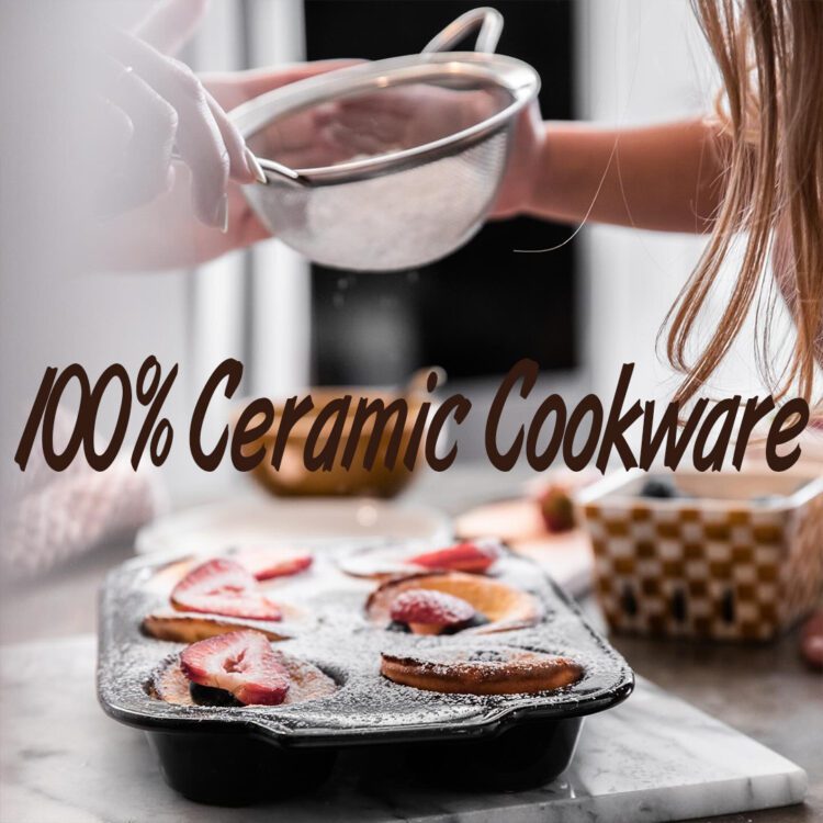 100% ceramic cookware